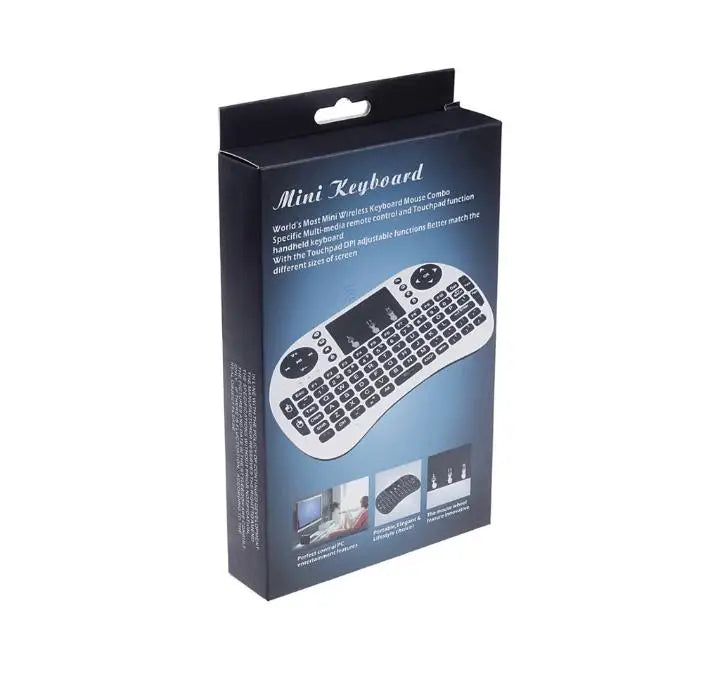 Mini Teclado USB Wireless Mini Keyboard Sem Fio Com TouchPad